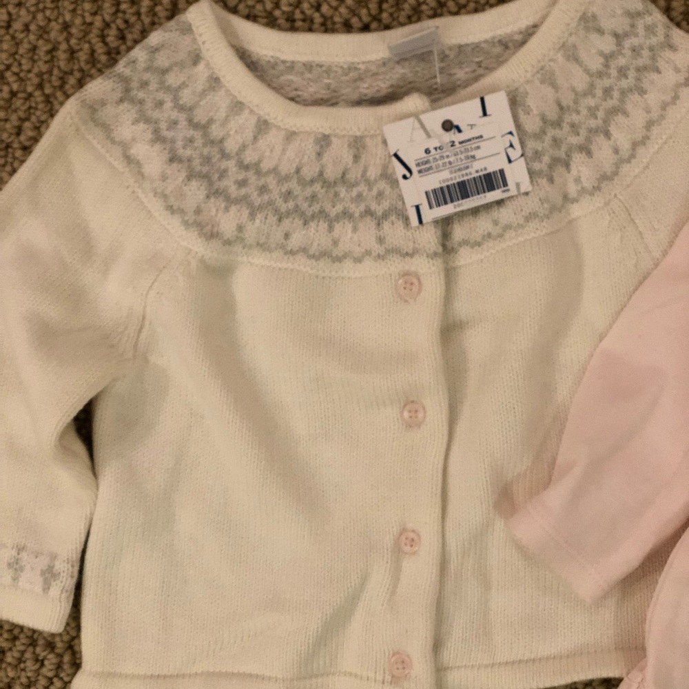 Janie and jack cream sweater